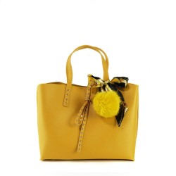 sac à main femme jaune moutarde