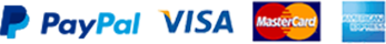 Paiement par Paypal CB Visa MasterCard